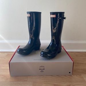 Hunter Original Big Kids Gloss Rain Boots